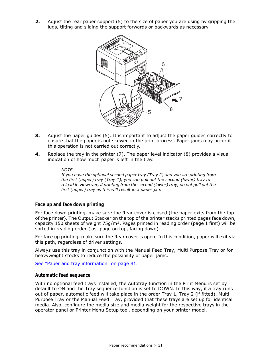 Oki B 410dn User Manual | Page 31 / 84