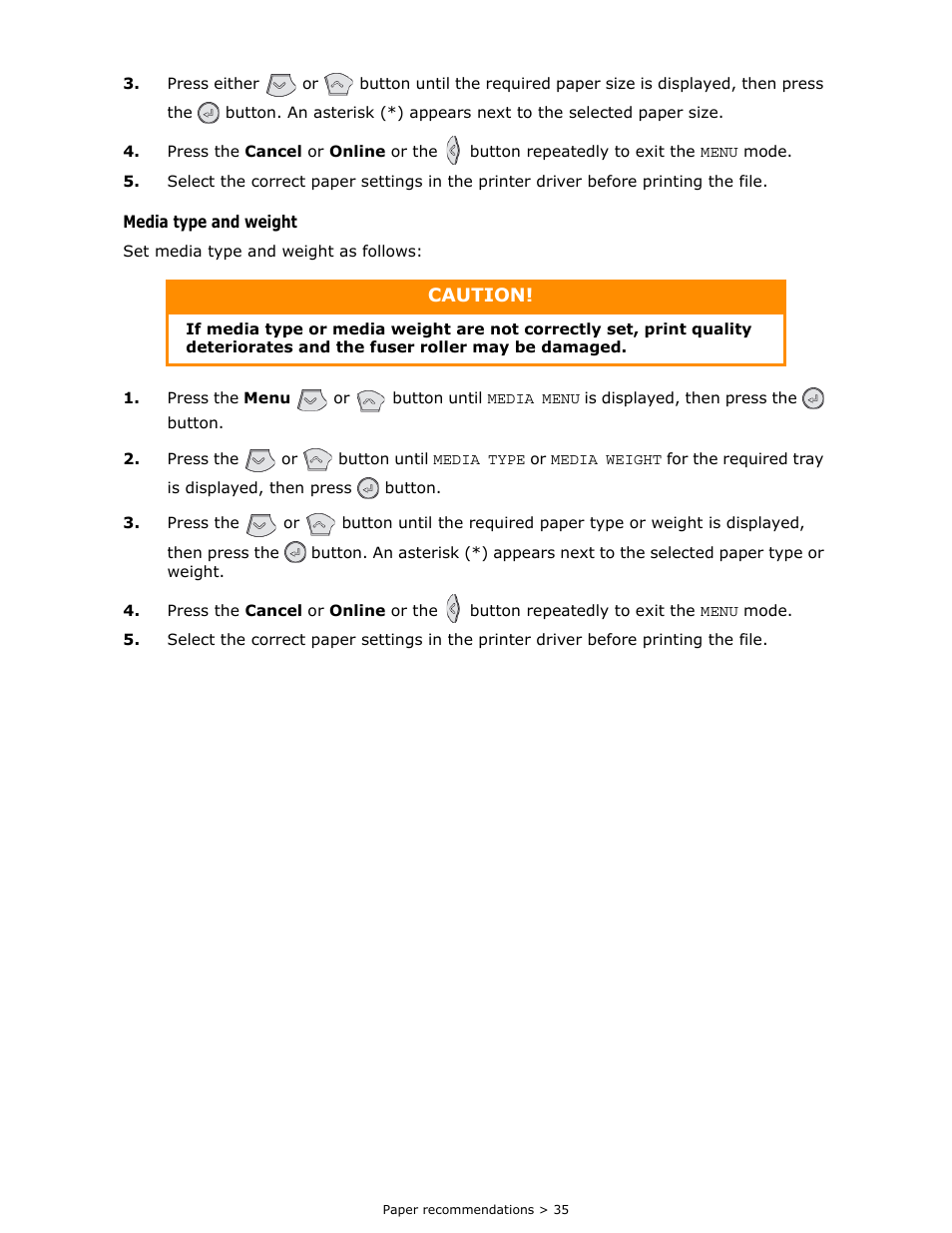 Oki B 410dn User Manual | Page 35 / 84
