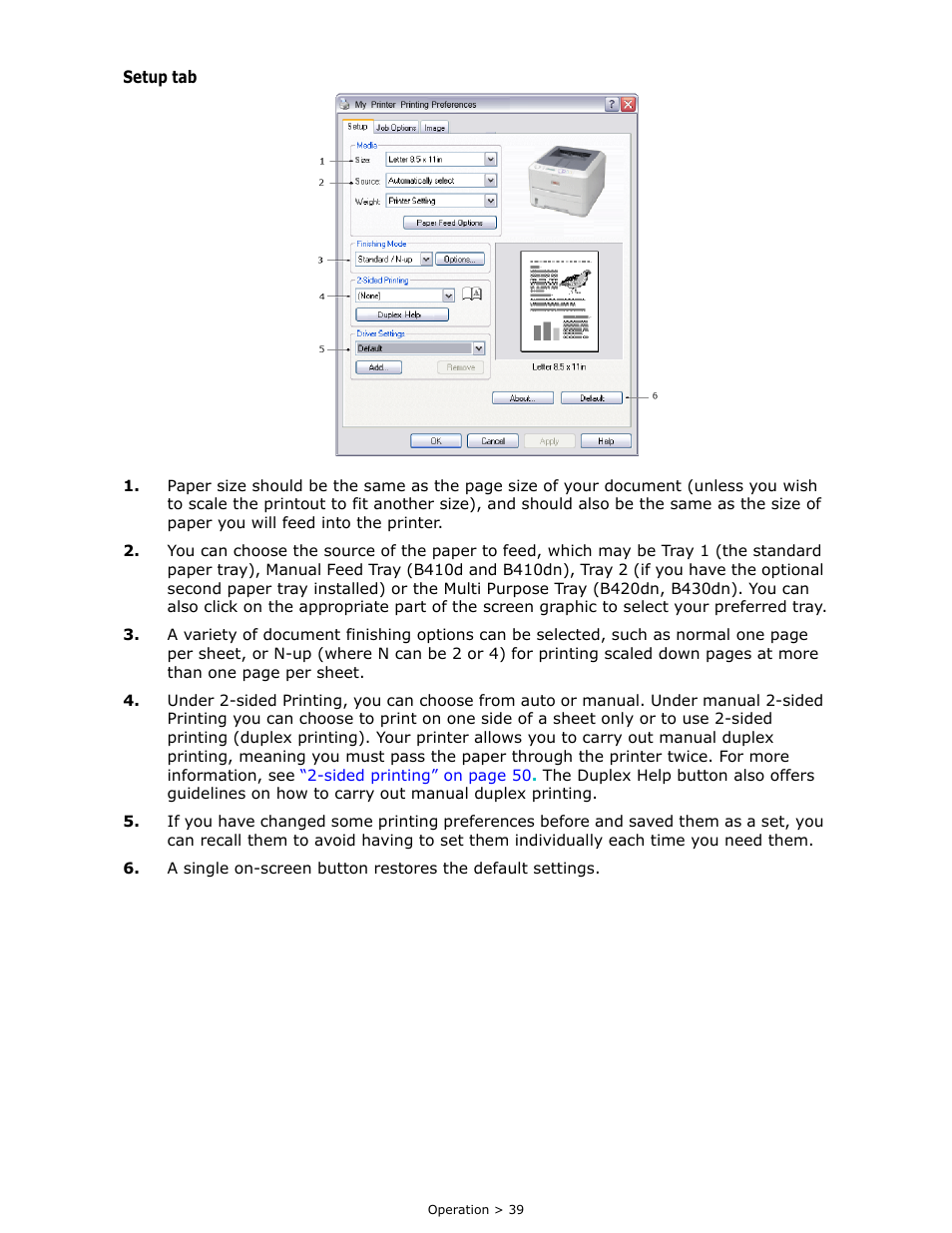 Oki B 410dn User Manual | Page 39 / 84