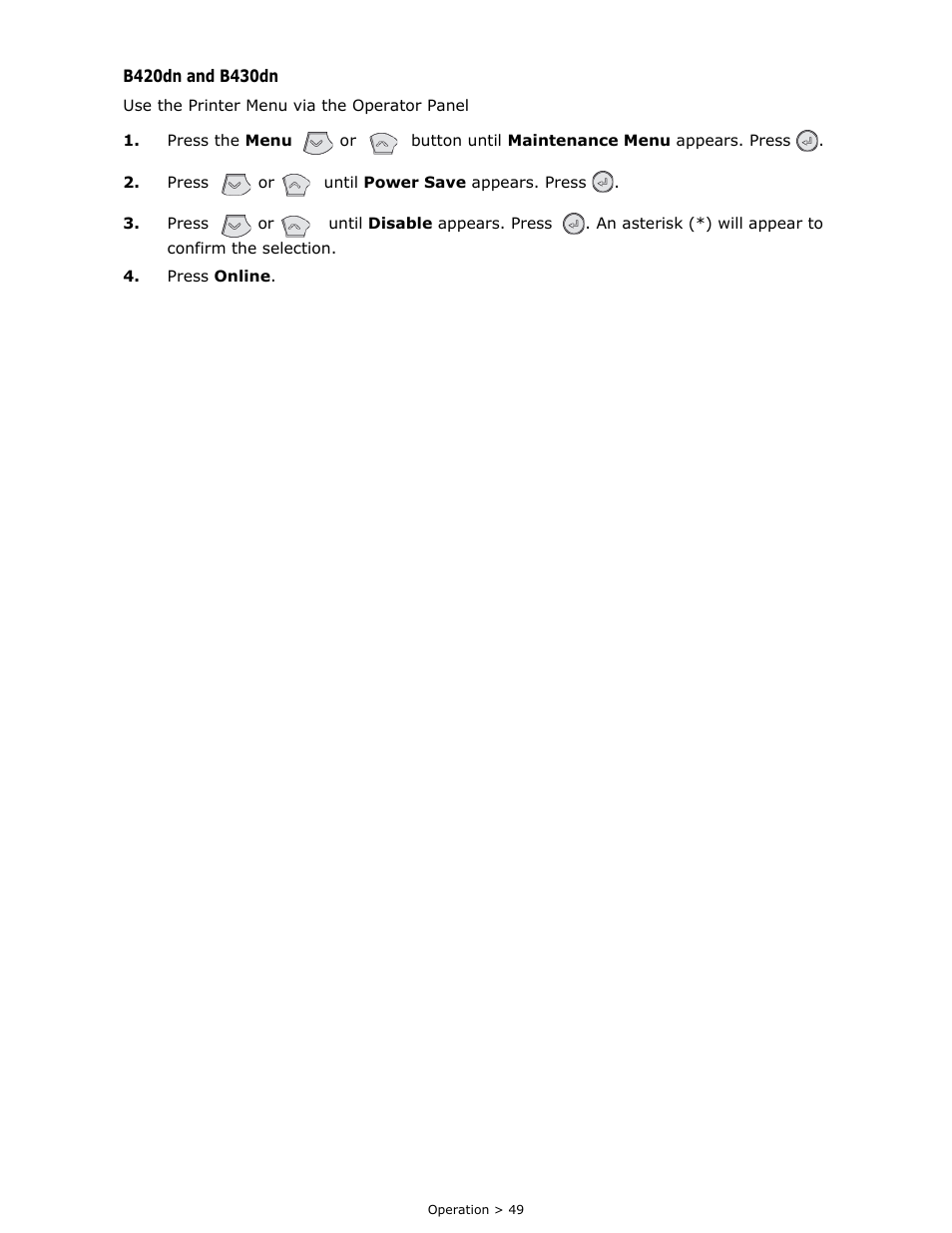 Oki B 410dn User Manual | Page 49 / 84