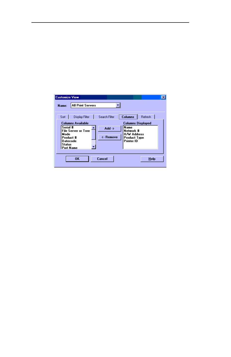 Creating customized views | Oki 6120i User Manual | Page 129 / 219