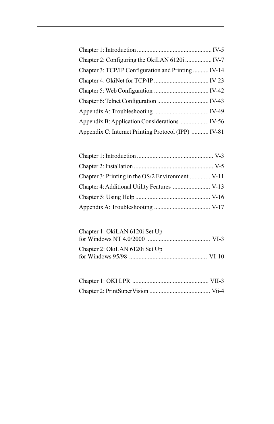 Oki 6120i User Manual | Page 4 / 219