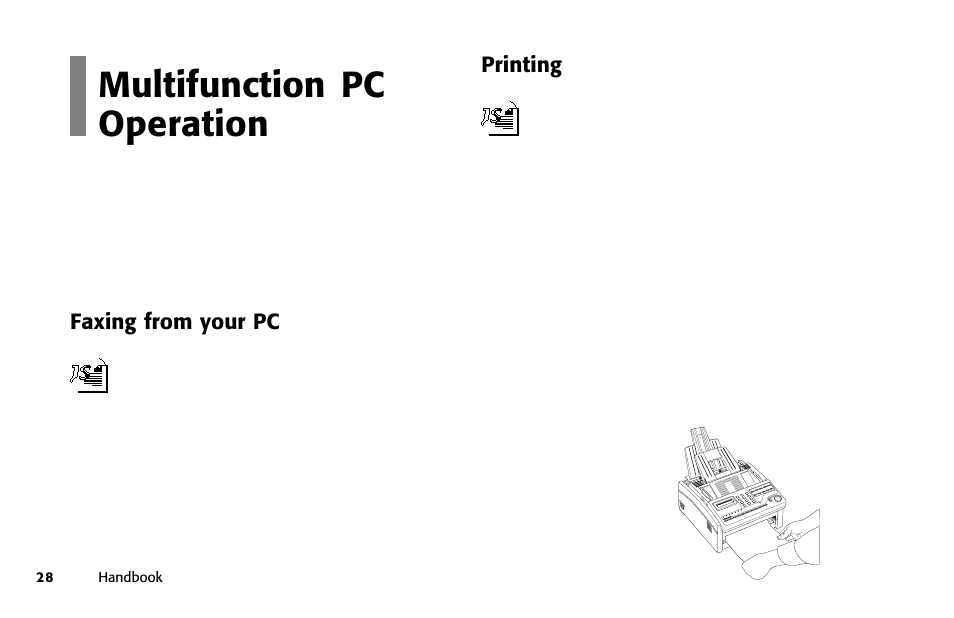 Overview multifunction pc operation | Oki 84 User Manual | Page 35 / 99