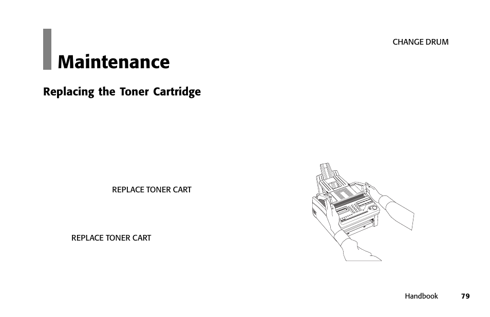 Overview maintenance | Oki 84 User Manual | Page 86 / 99