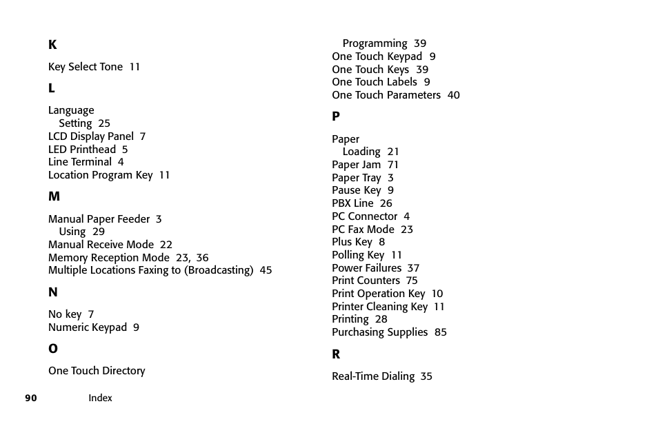Oki 84 User Manual | Page 97 / 99