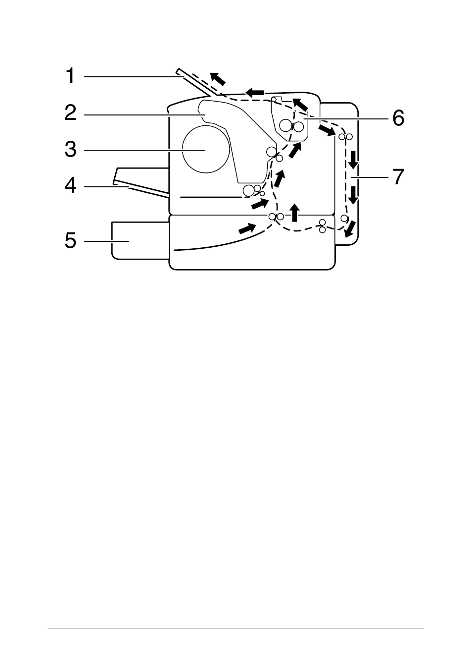 Understanding the media path | Oki C 130n User Manual | Page 124 / 172