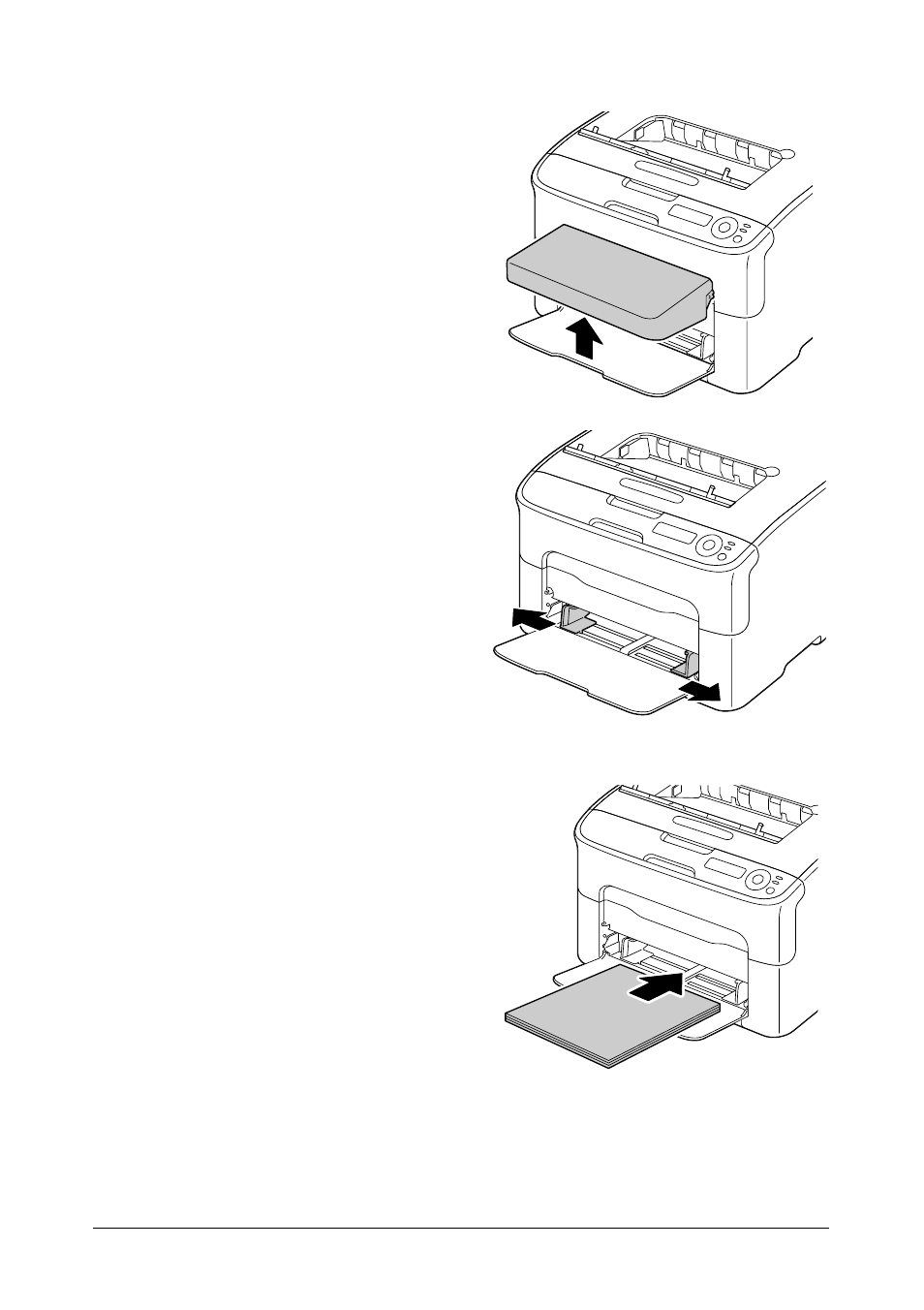 Loading plain paper | Oki C 130n User Manual | Page 61 / 172