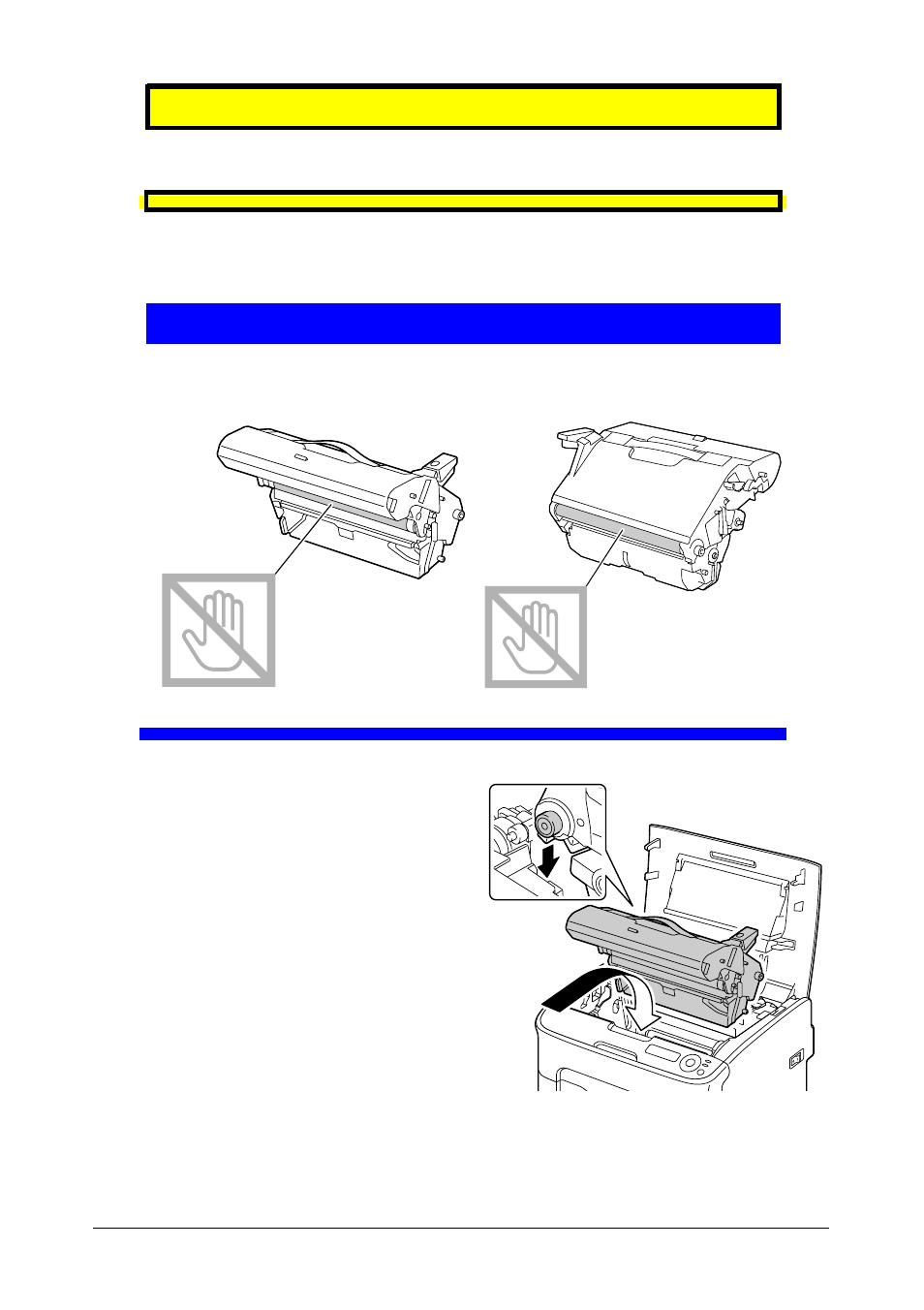Caution, Important | Oki C 130n User Manual | Page 85 / 172