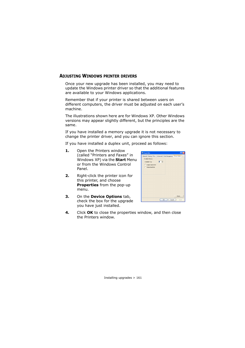 Adjusting windows printer drivers, See “adjusting | Oki C8800 User Manual | Page 161 / 179