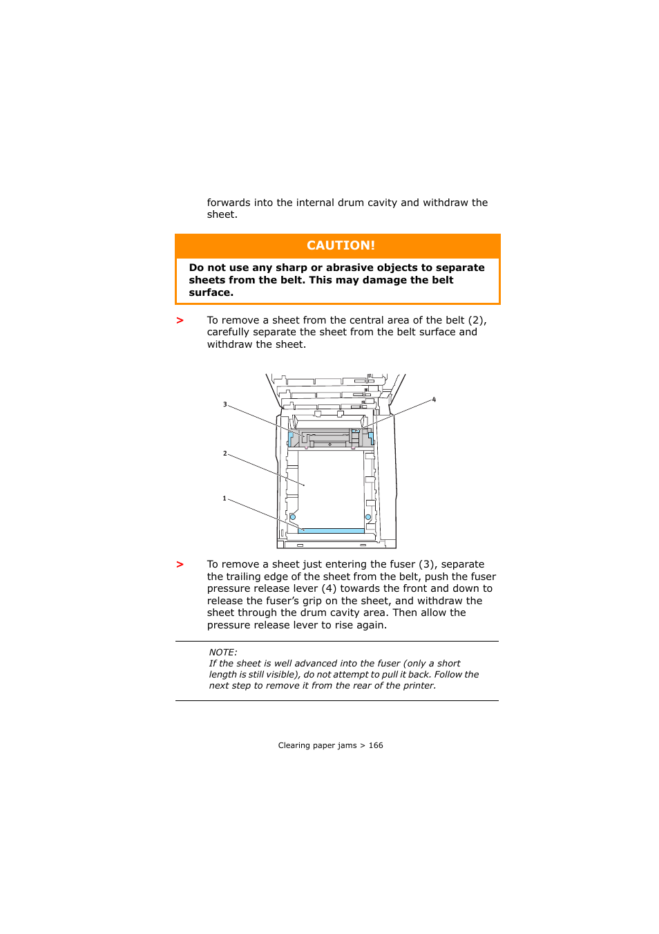 Caution | Oki C8800 User Manual | Page 166 / 179