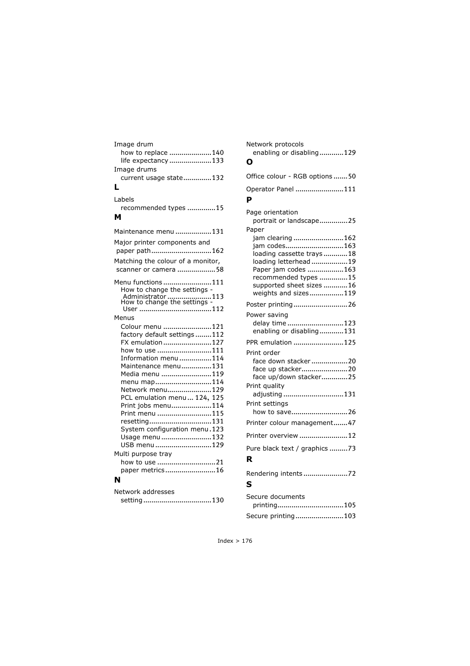 Oki C8800 User Manual | Page 176 / 179