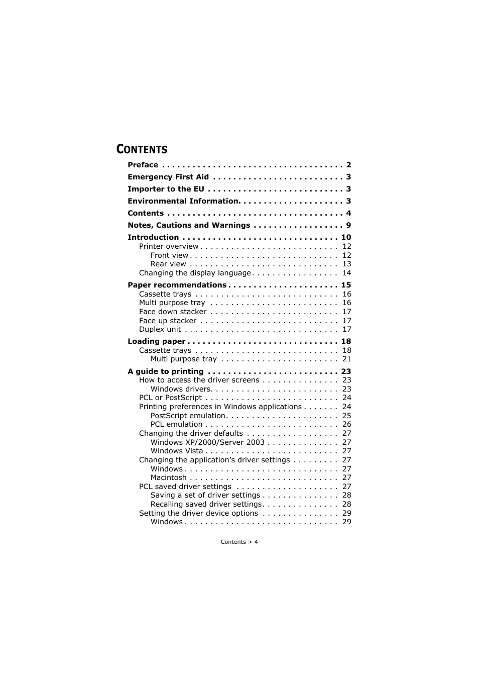 Oki C8800 User Manual | Page 4 / 179