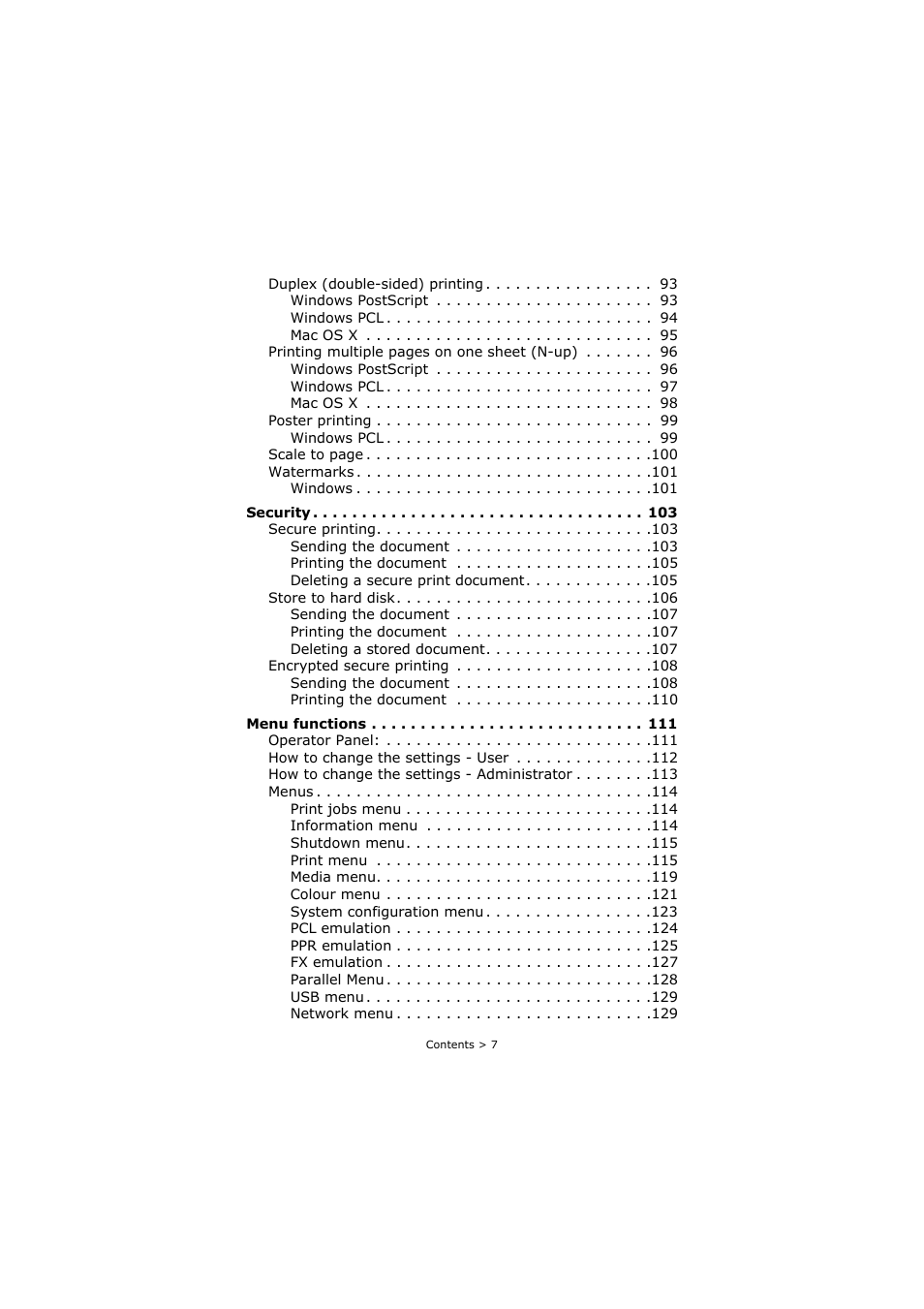 Oki C8800 User Manual | Page 7 / 179
