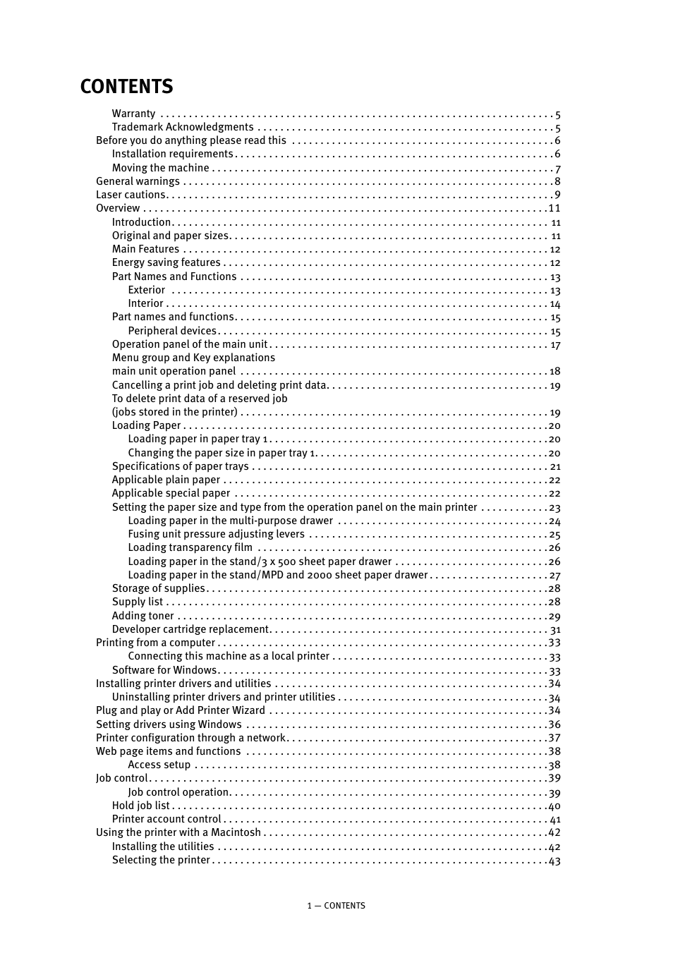 Oki B8300 User Manual | Page 2 / 95