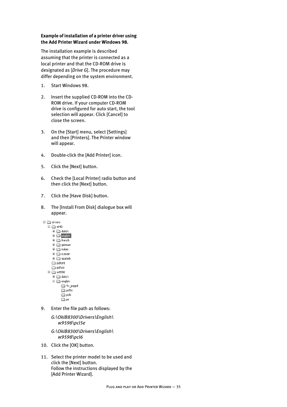 Oki B8300 User Manual | Page 36 / 95