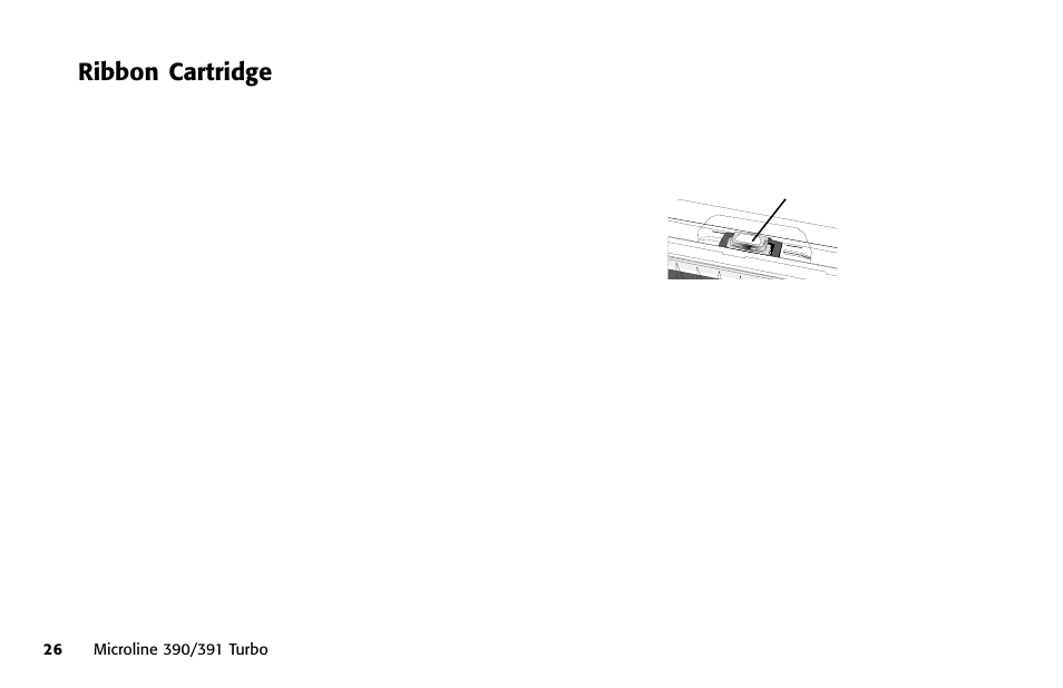 Ribbon cartridge | Oki 391 User Manual | Page 26 / 135