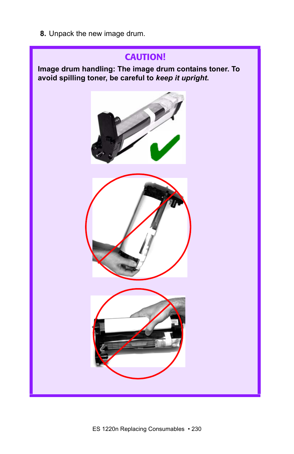 Caution | Oki 1220n User Manual | Page 137 / 207