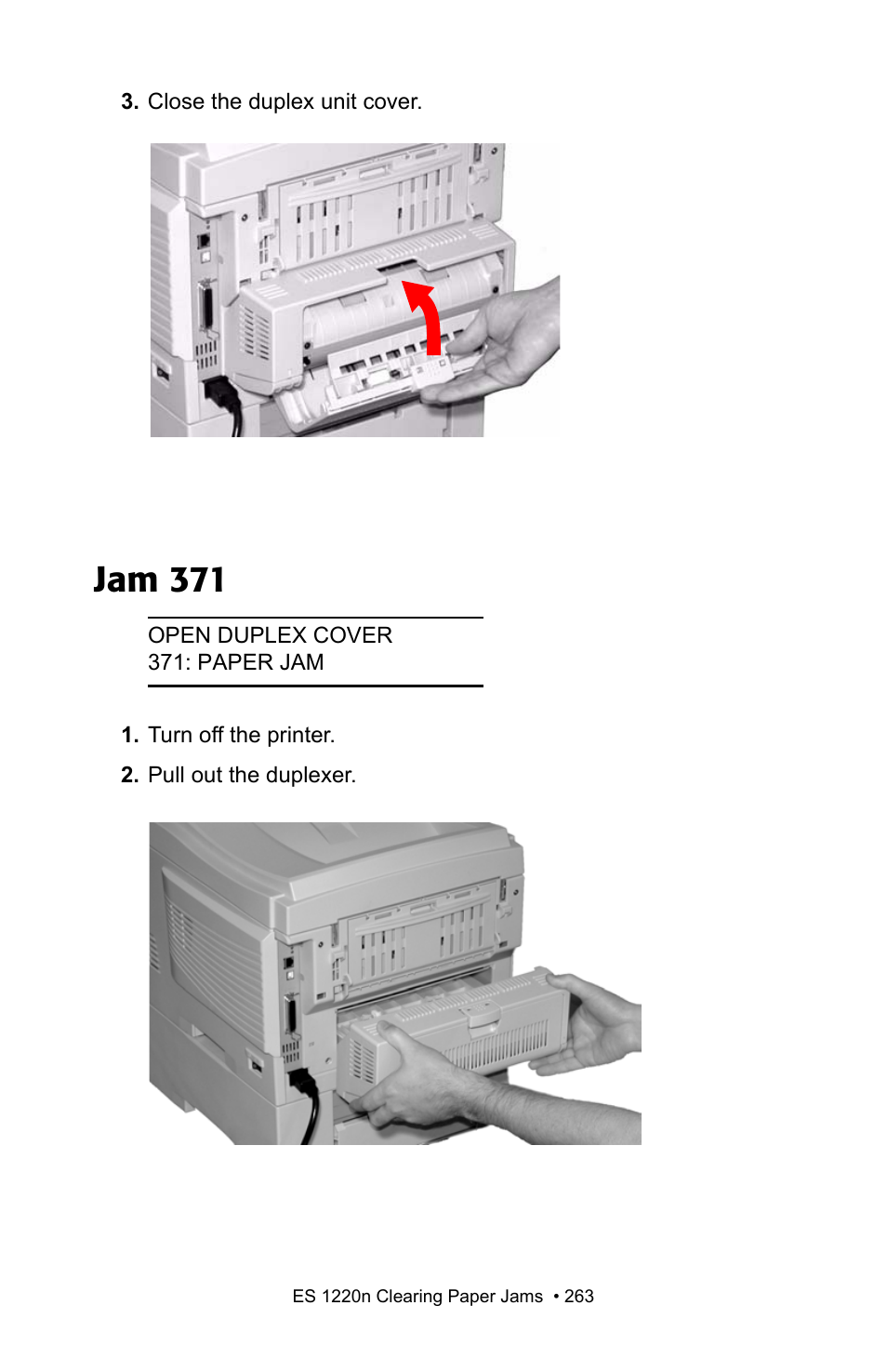 Jam 371 | Oki 1220n User Manual | Page 170 / 207