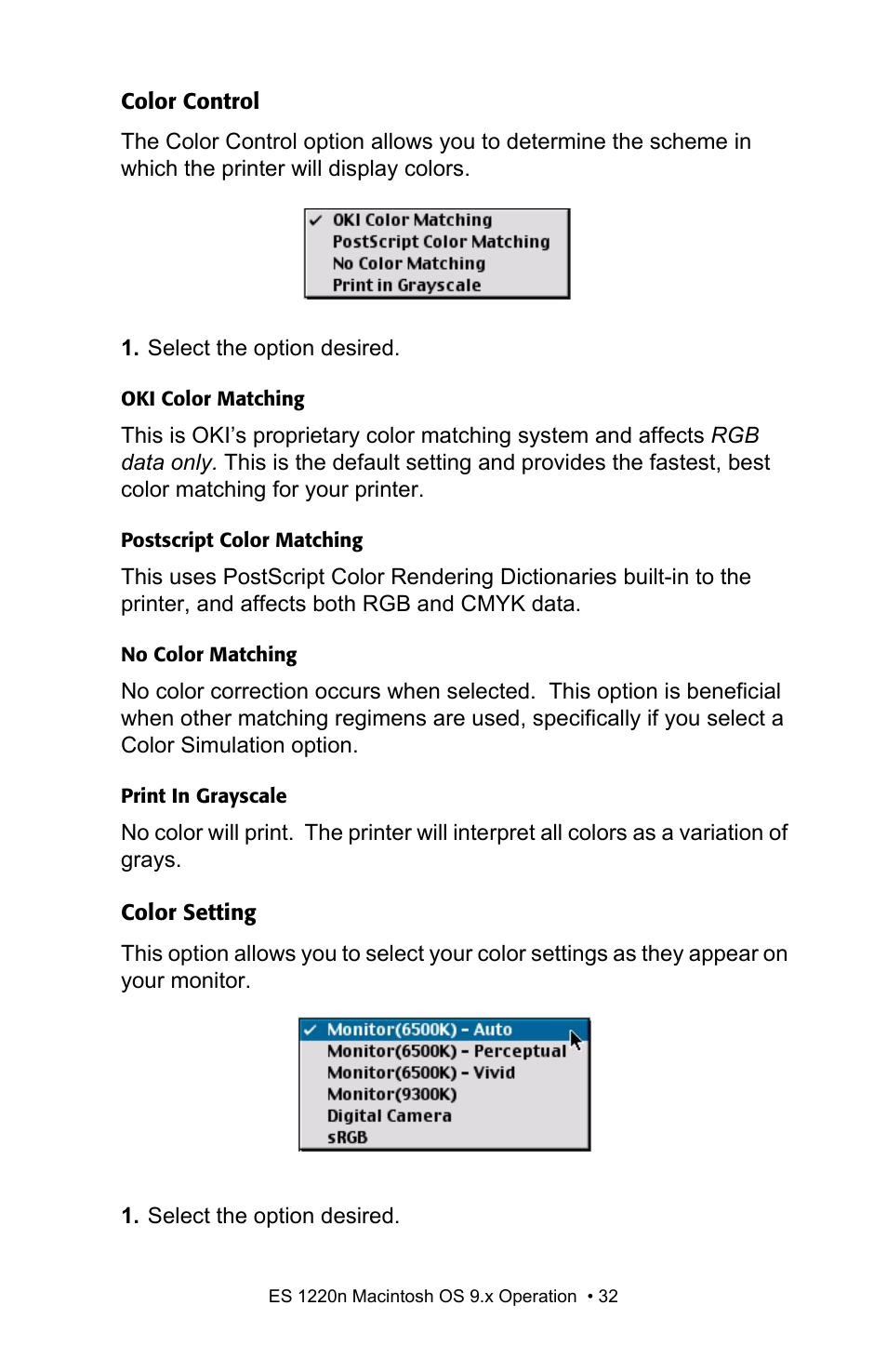 Oki 1220n User Manual | Page 32 / 207