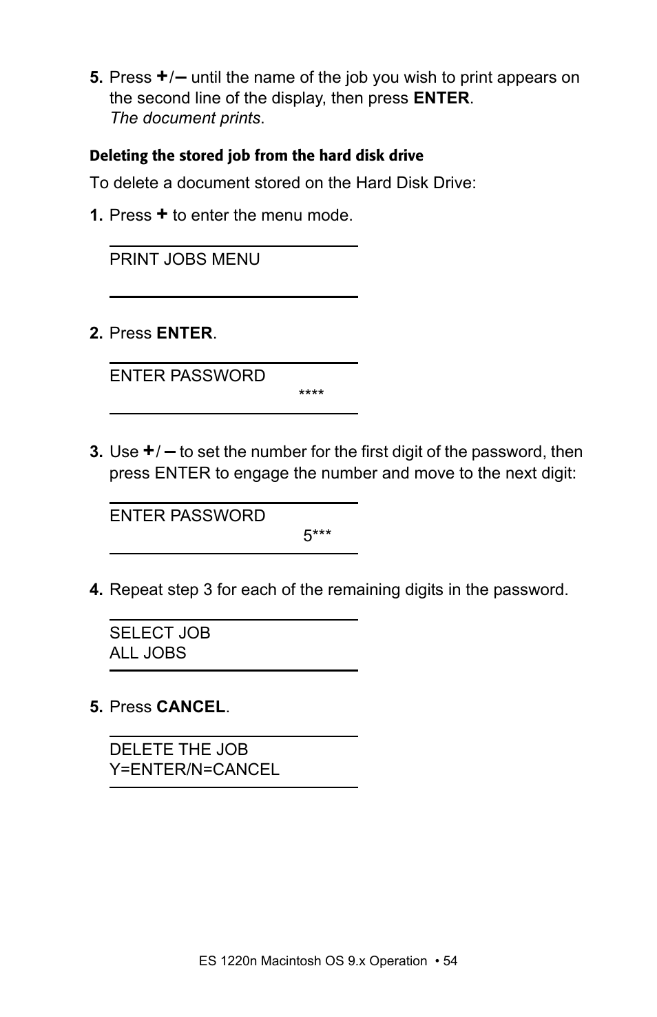 Oki 1220n User Manual | Page 54 / 207