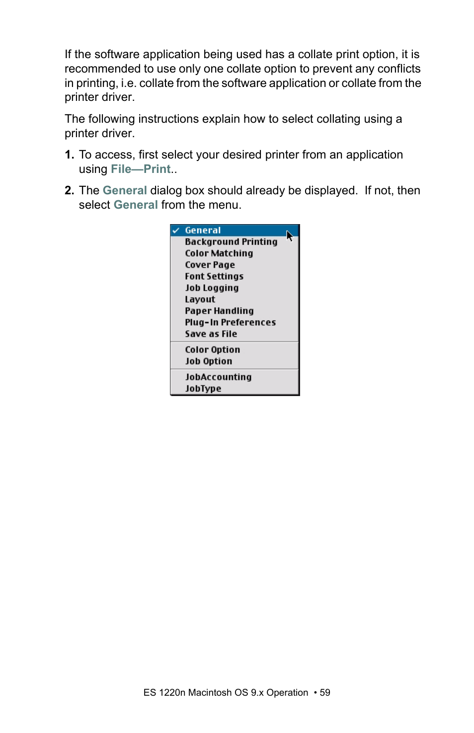 Oki 1220n User Manual | Page 59 / 207
