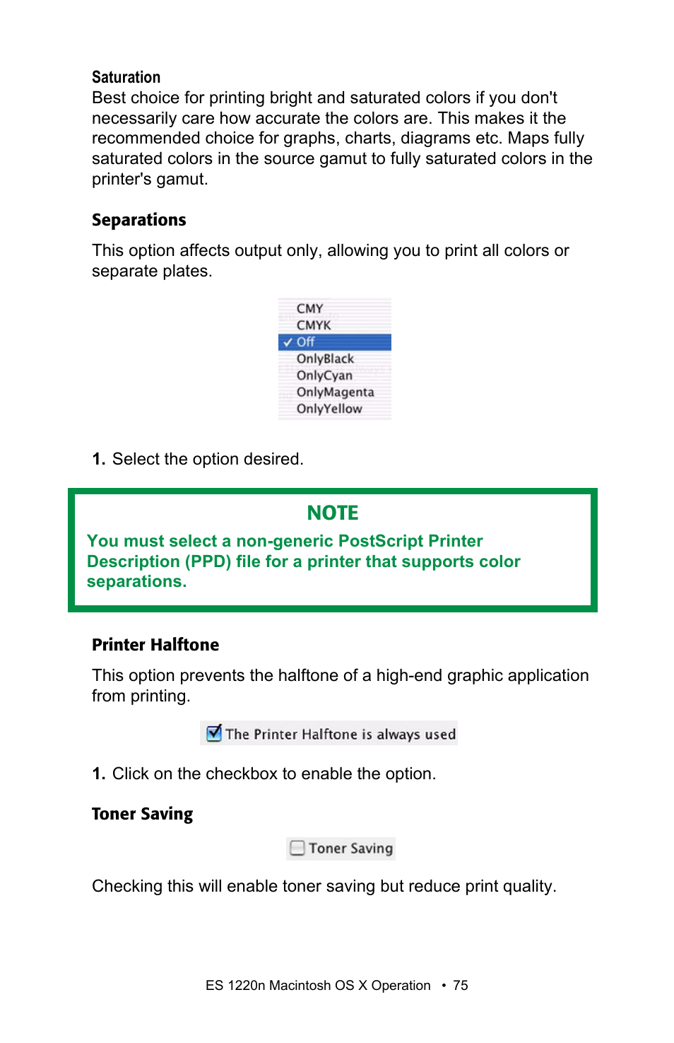 Oki 1220n User Manual | Page 75 / 207