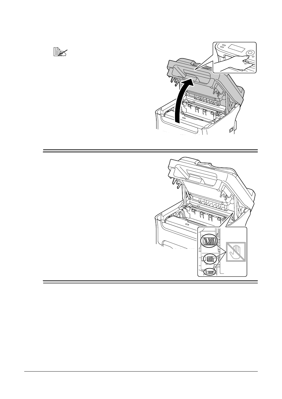 Clearing a media missfeed in the machine | Oki MC160n User Manual | Page 206 / 268