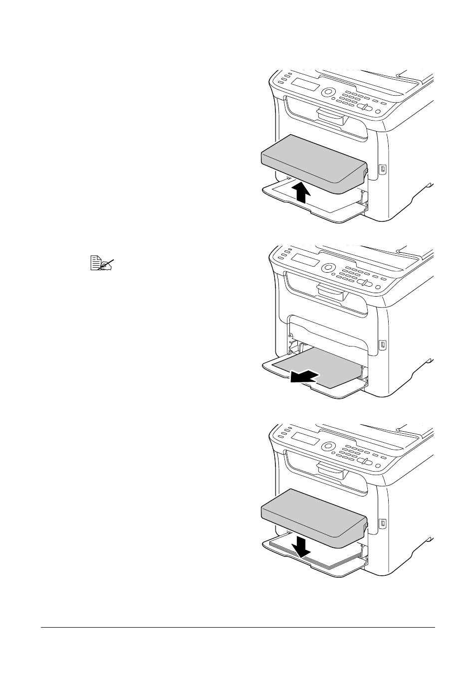 Clearing a media missfeed from tray 1 | Oki MC160n User Manual | Page 214 / 268