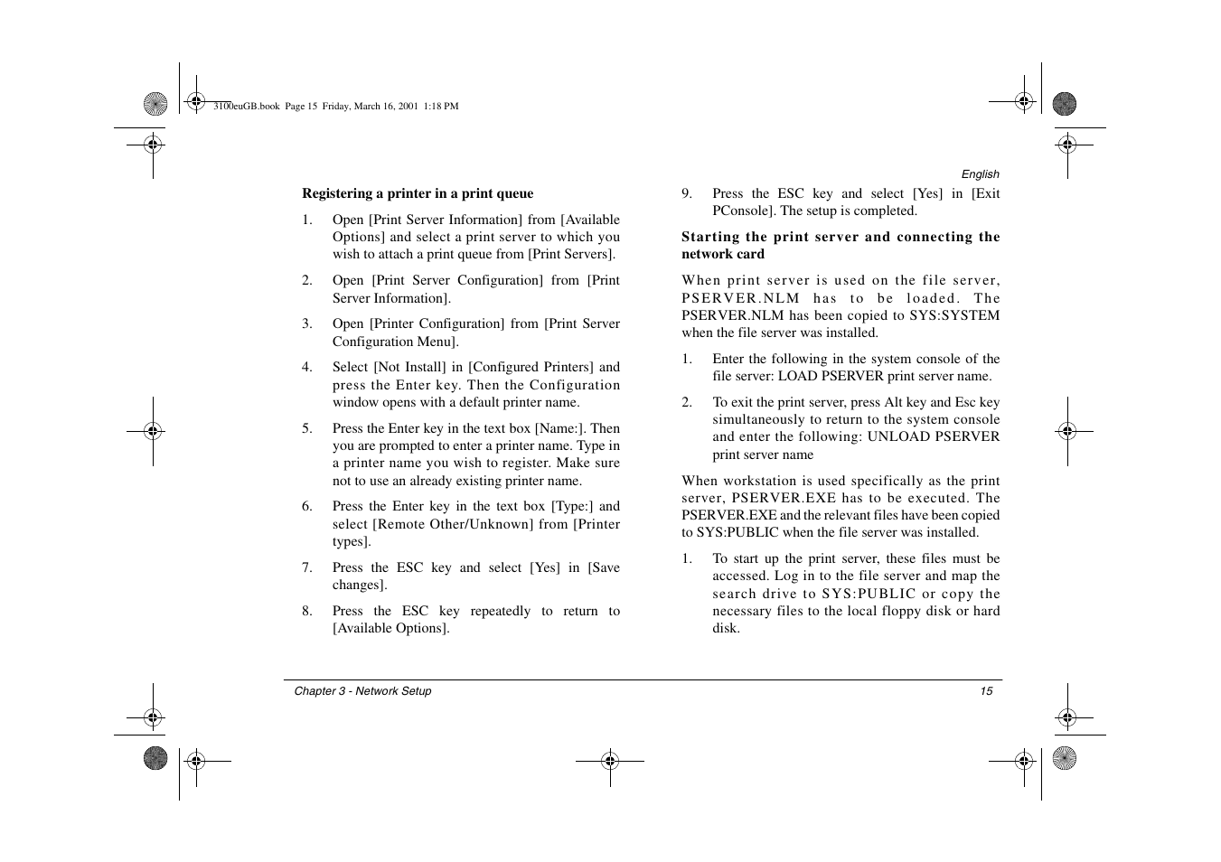 Oki lan 3100e User Manual | Page 21 / 104