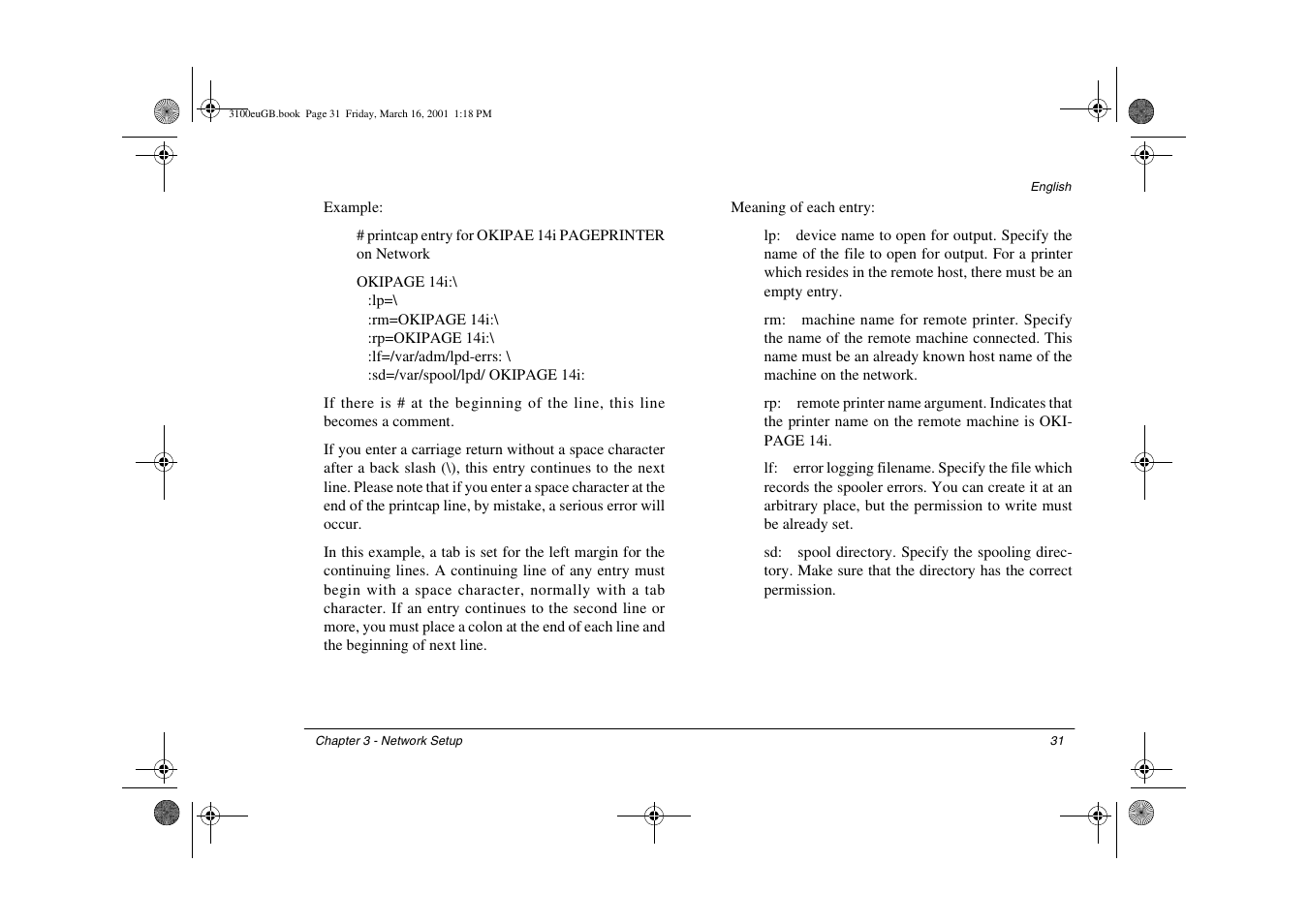Oki lan 3100e User Manual | Page 37 / 104