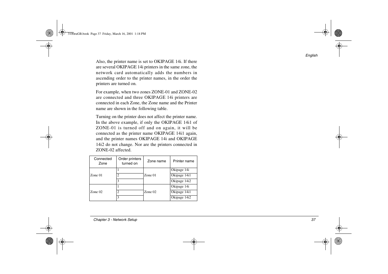 Oki lan 3100e User Manual | Page 43 / 104