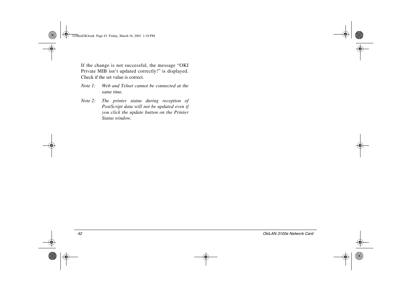 Oki lan 3100e User Manual | Page 48 / 104