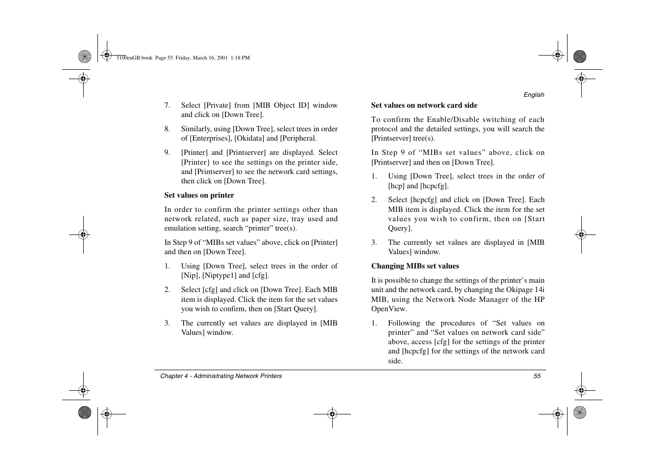 Oki lan 3100e User Manual | Page 61 / 104