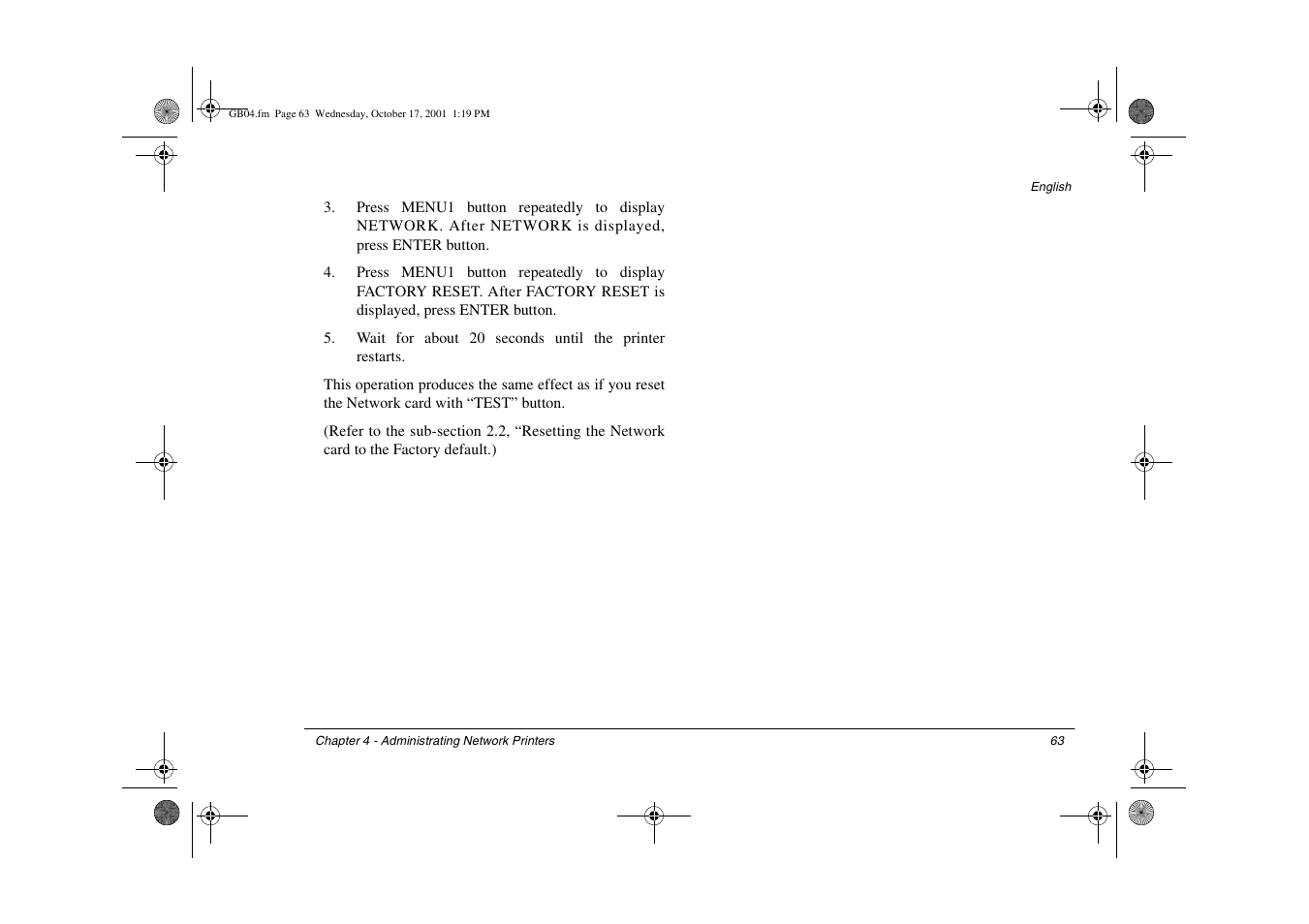 Oki lan 3100e User Manual | Page 69 / 104