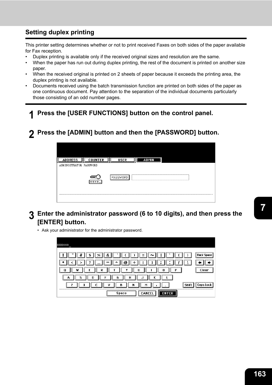 Setting duplex printing | Oki CX 1145 MFP User Manual | Page 164 / 177