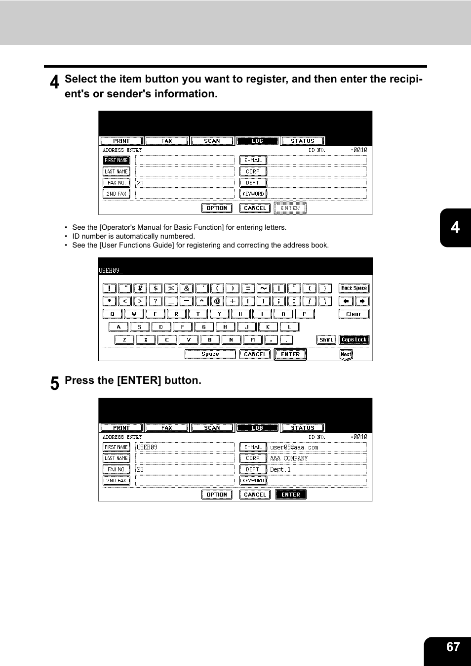 Oki CX 1145 MFP User Manual | Page 68 / 177