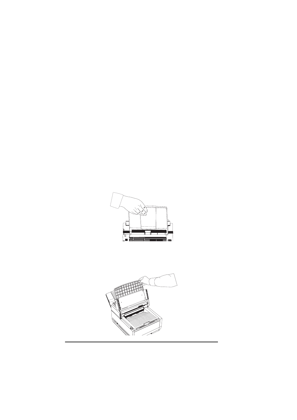 Setting up, Installing document stacker, Installing toner cartridge | Oki 5400 User Manual | Page 28 / 104
