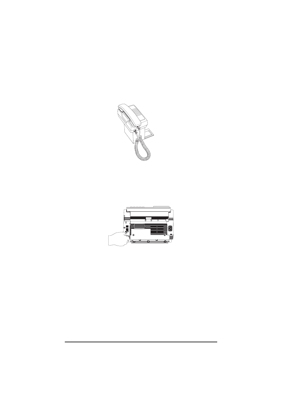 Connecting external telephone or answering machine | Oki 5400 User Manual | Page 32 / 104