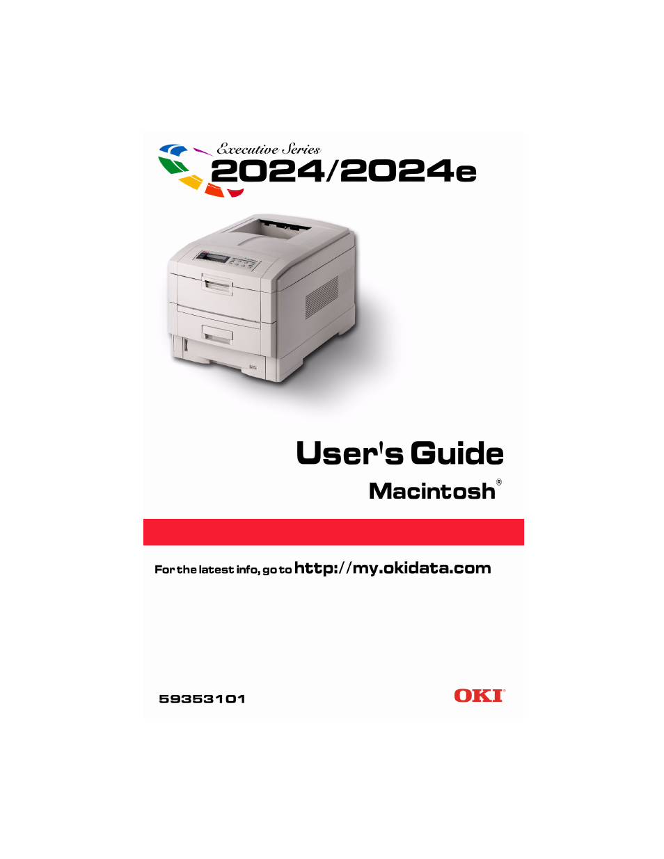 Oki 2024/2024e User Manual | 260 pages