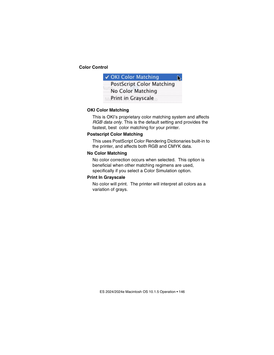 Oki 2024/2024e User Manual | Page 146 / 260