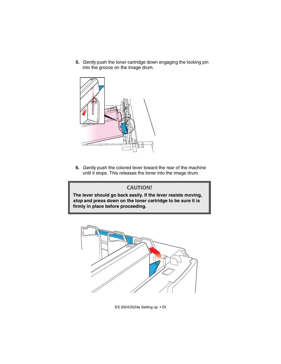 Caution | Oki 2024/2024e User Manual | Page 25 / 260