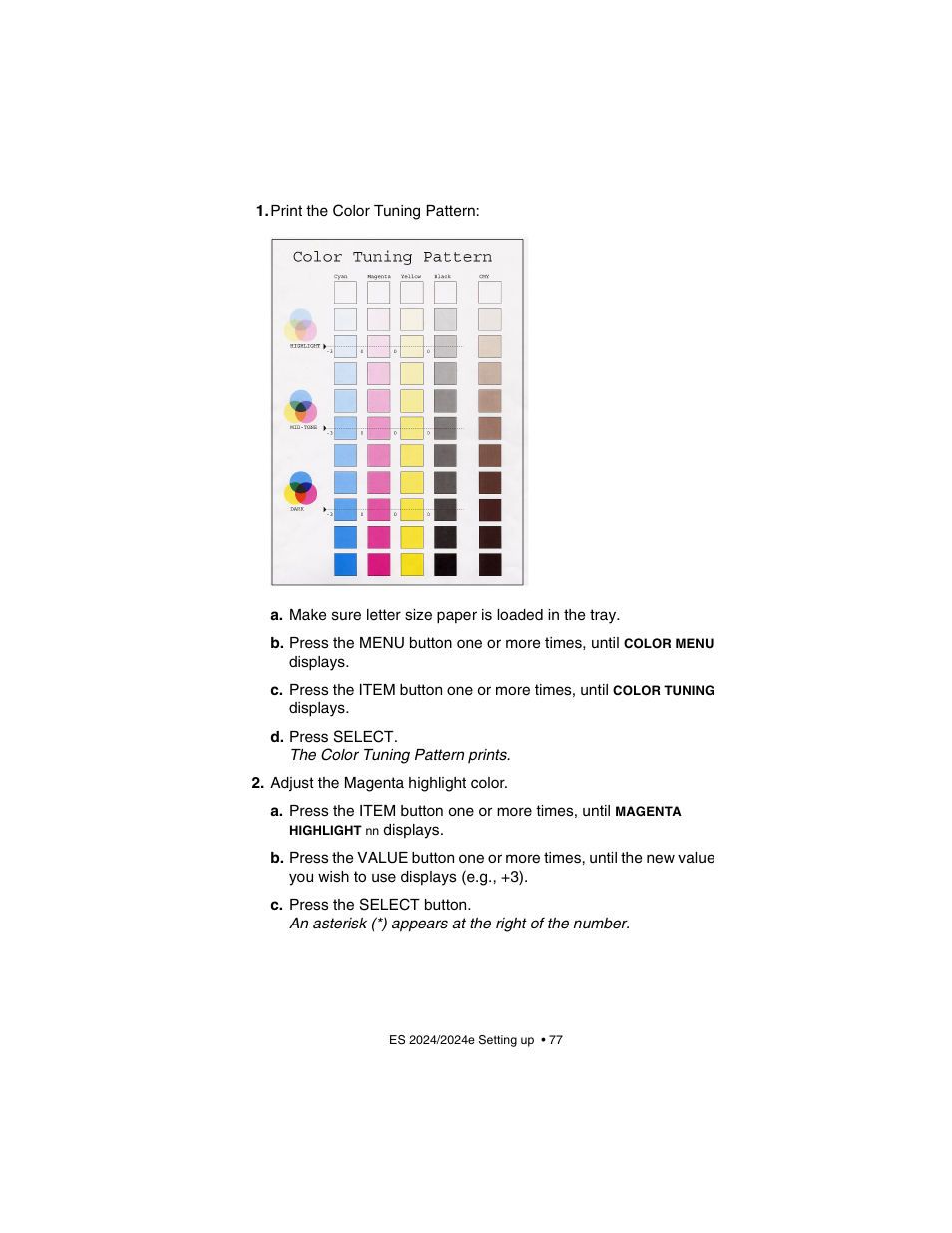 Oki 2024/2024e User Manual | Page 77 / 260