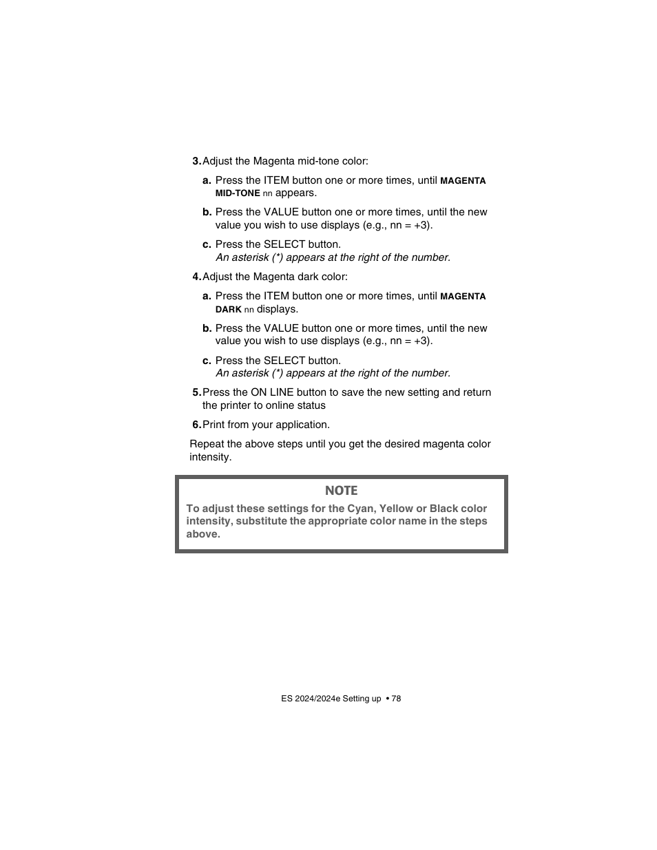 Oki 2024/2024e User Manual | Page 78 / 260