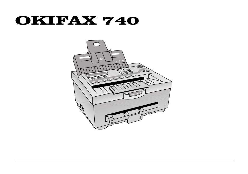 Oki FAX 740 User Manual | 80 pages