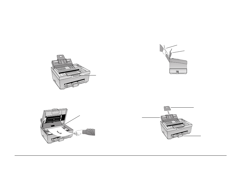 Removal of transport materials | Oki FAX 740 User Manual | Page 10 / 80