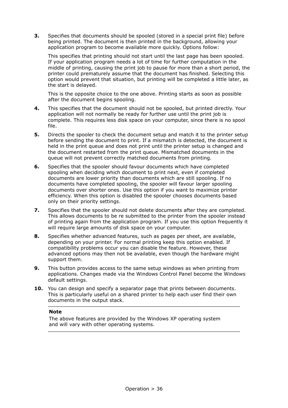 Oki PRINTER MPS420B User Manual | Page 36 / 74