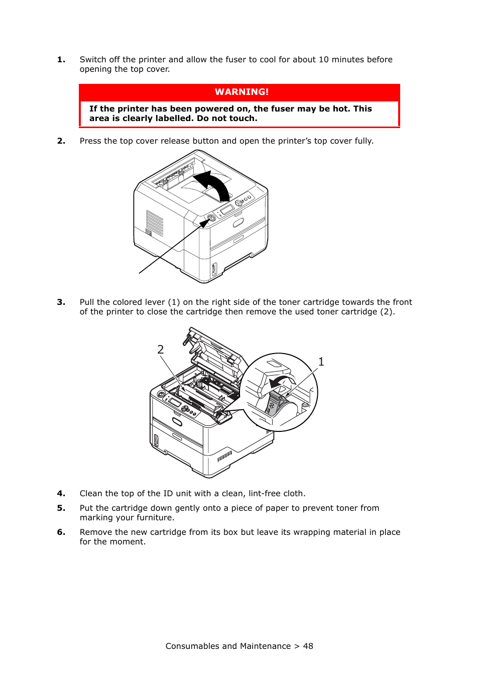 Oki PRINTER MPS420B User Manual | Page 48 / 74