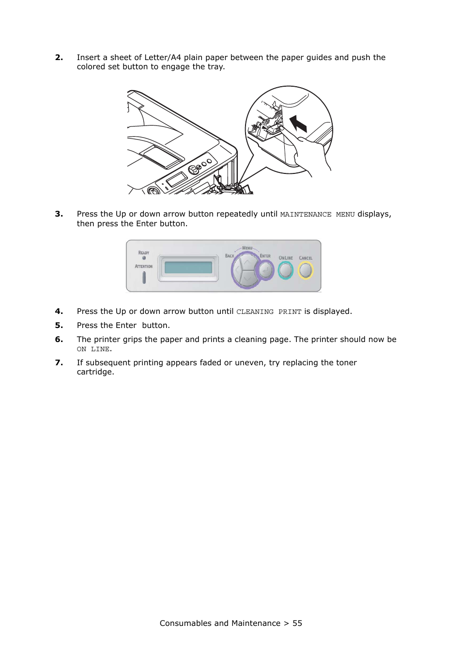 Oki PRINTER MPS420B User Manual | Page 55 / 74