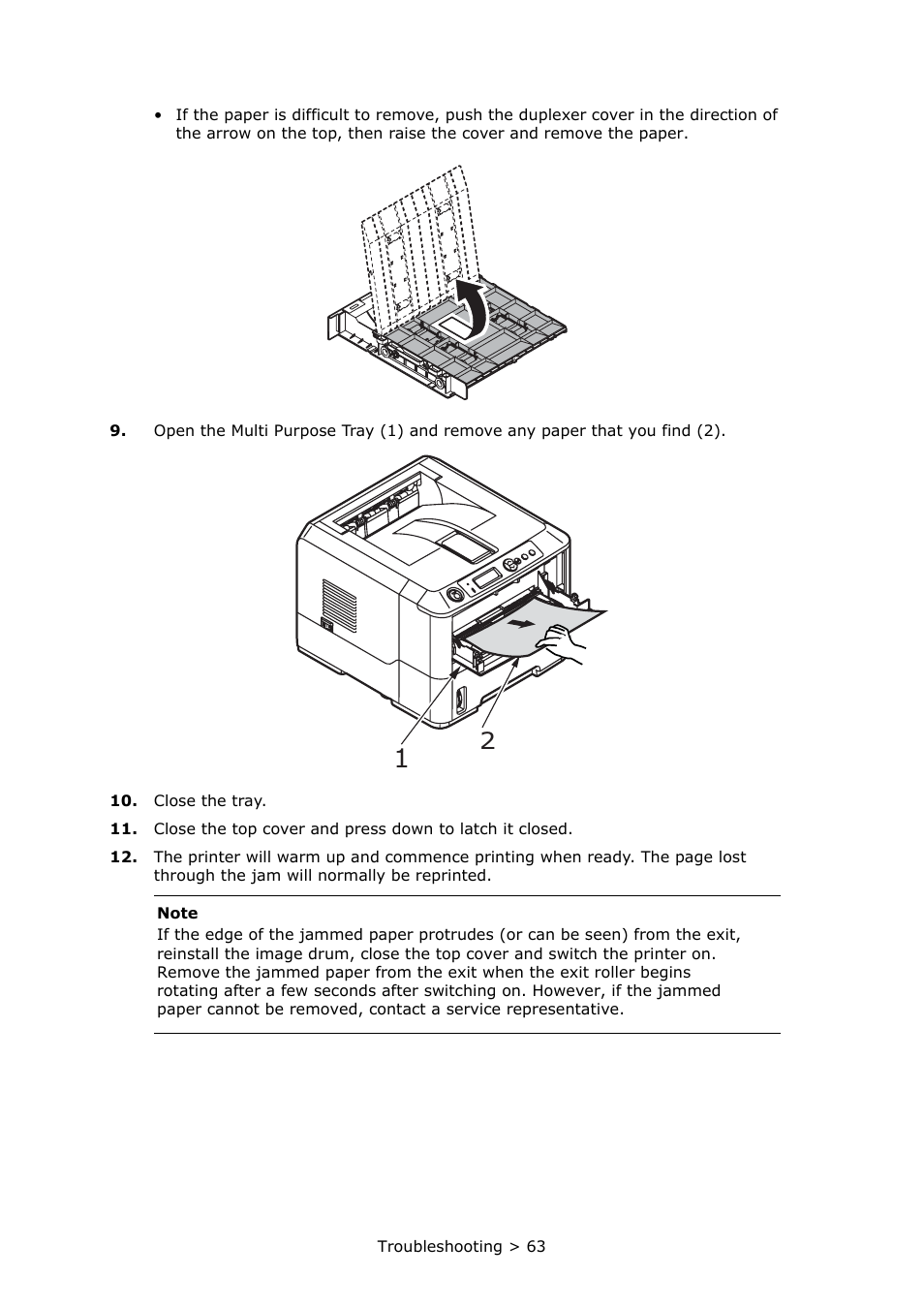 Oki PRINTER MPS420B User Manual | Page 63 / 74