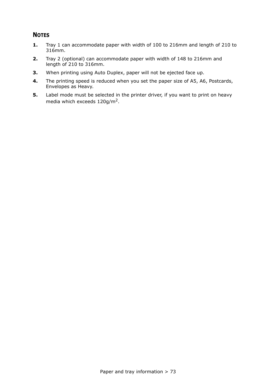 Notes | Oki PRINTER MPS420B User Manual | Page 73 / 74